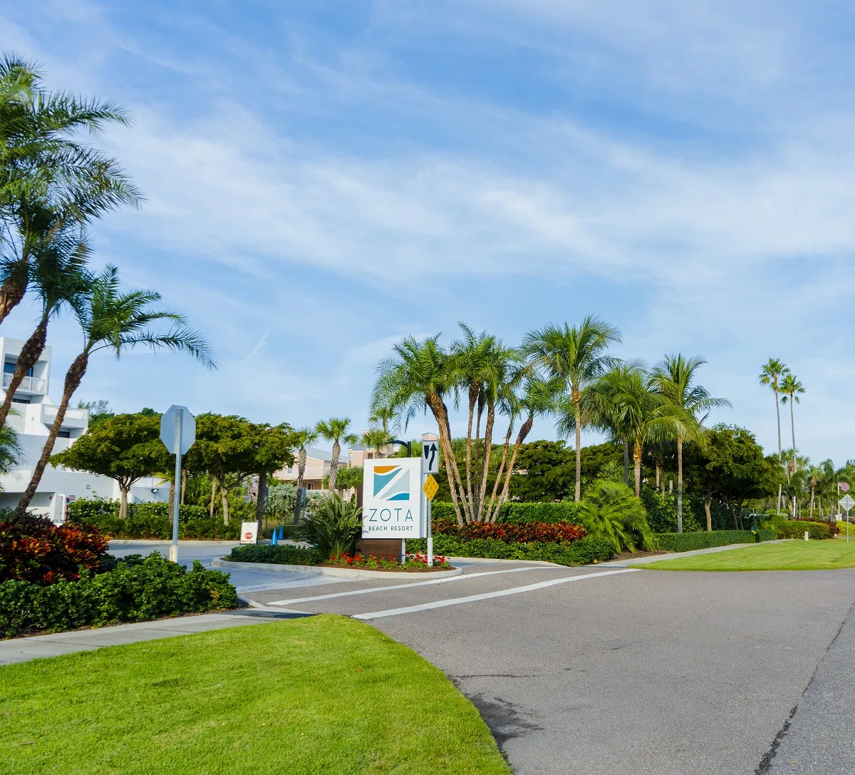 Landscaping at Zota Beach Club, Longboat Key